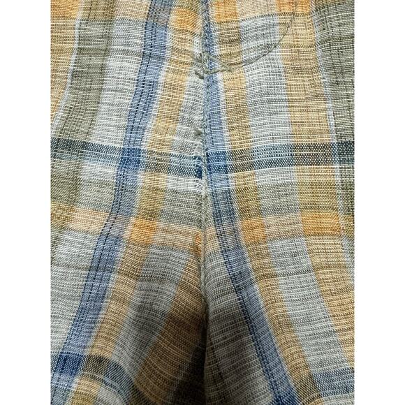 Tommy Bahama Men's Blue Orange Linen Chino Shorts - Size 41x10 *READ* - Picture 4 of 7